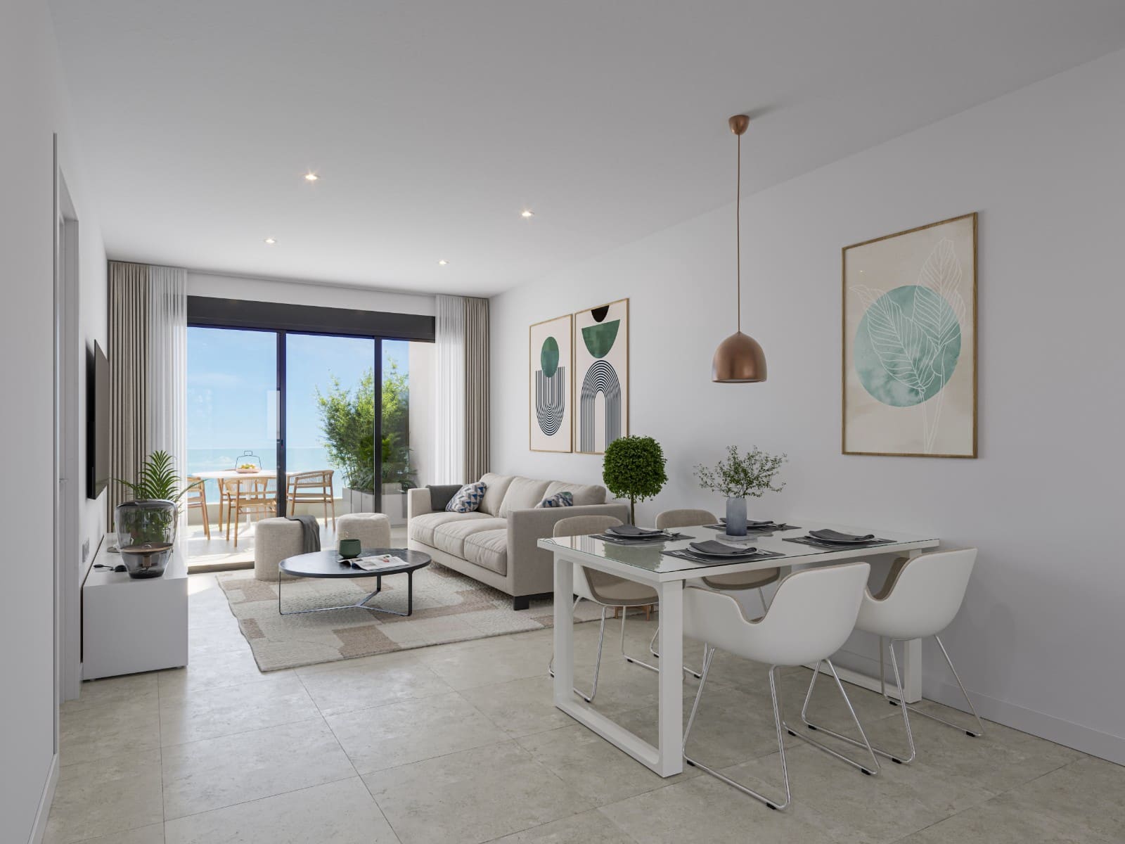 2 bedroom Apartment for sale in Los Narejos with pool garage - € 425,000 (Ref: 10009768)