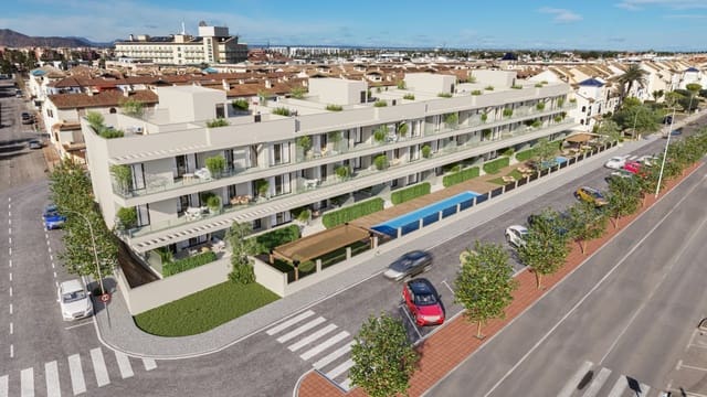 2 soveværelse Lejlighed til salg i Los Narejos, Los Alcázares med swimmingpool garage - € 359.000 (Ref: 10009770)