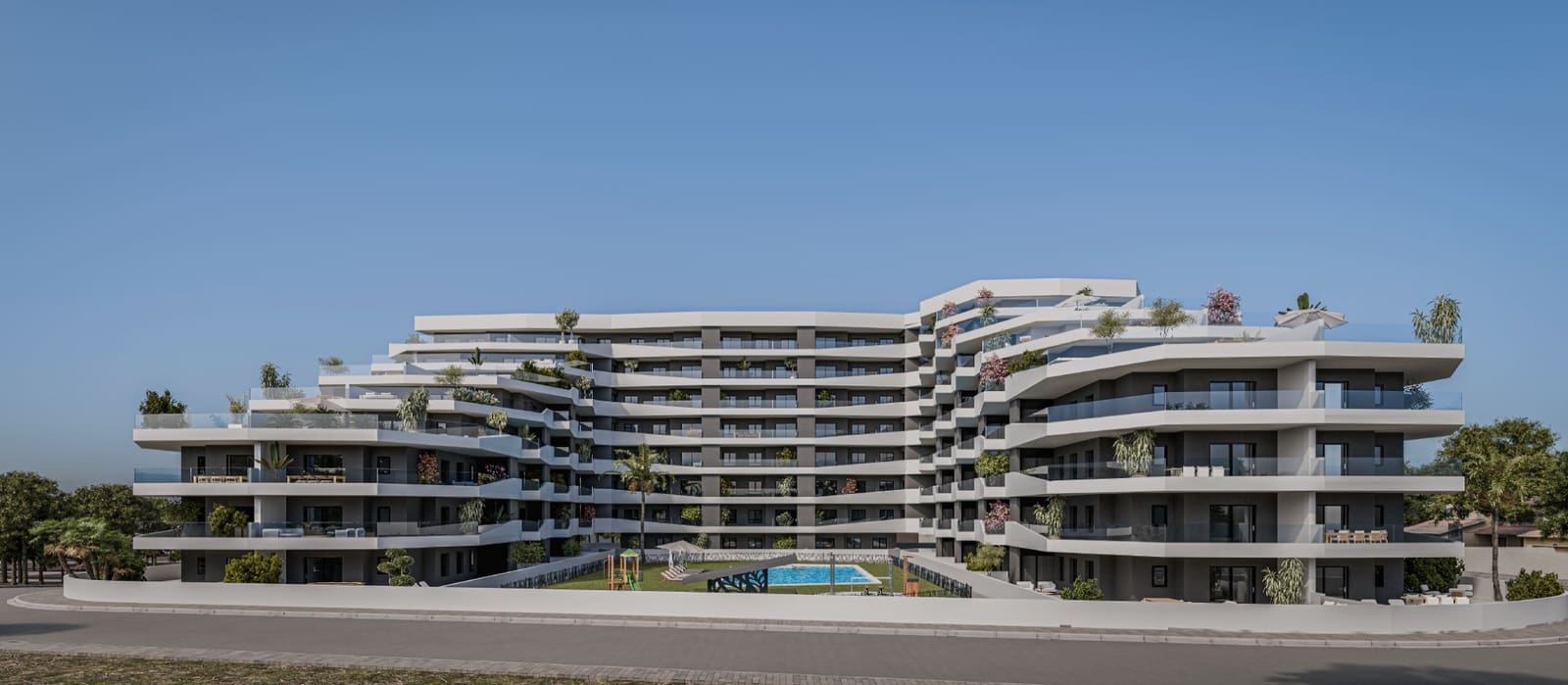 2 chambre Appartement à vendre à San Miguel de Salinas avec piscine garage - 239 900 € (Ref: 10113355)