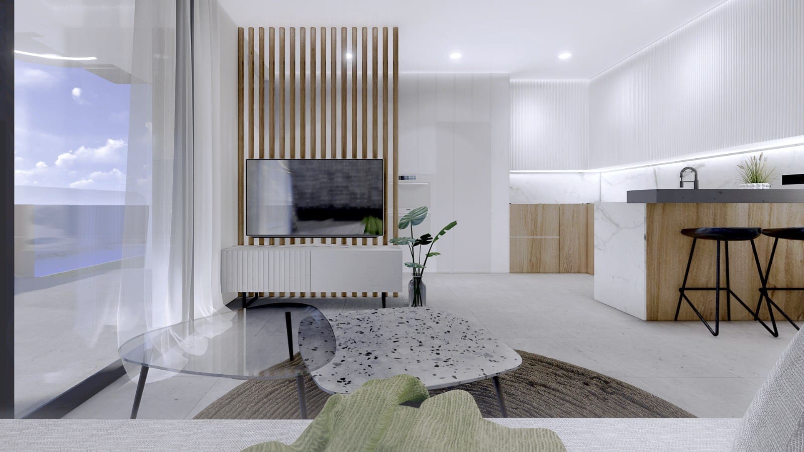 Apartamento de 2 habitaciones en Lo Pagan en venta con piscina garaje - 229.950 € (Ref: 6743348)