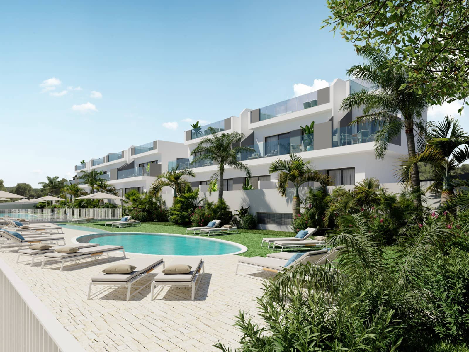 2 chambre Appartement à vendre à Los Balcones avec piscine garage - 309 000 € (Ref: 7312362)