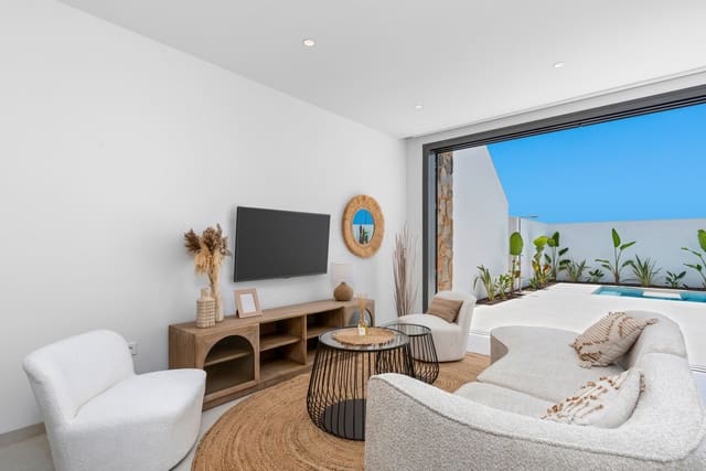 3 chambre Villa/Maison à vendre à Las Lomas de Rame - Bahía Bella, Los Alcázares avec piscine garage - 489 900 € (Ref: 7709250)