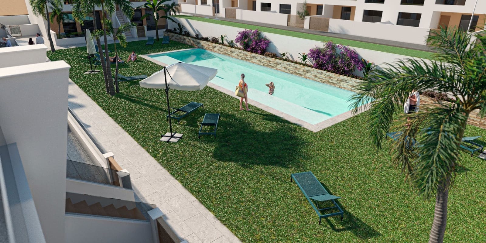 Apartamento de 3 habitaciones en Lo Pagan en venta con piscina garaje - 359.950 € (Ref: 7888557)