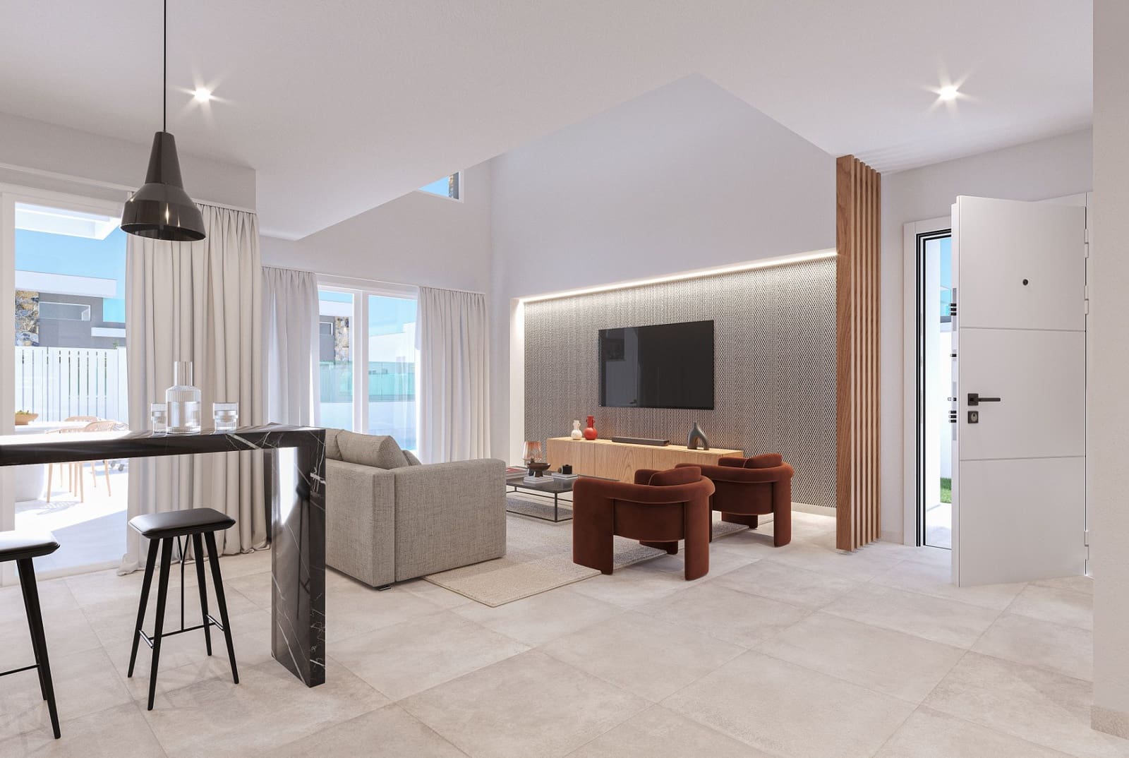 Chalet de 3 habitaciones en Los Alcázares en venta con piscina garaje - 429.000 € (Ref: 8723172)