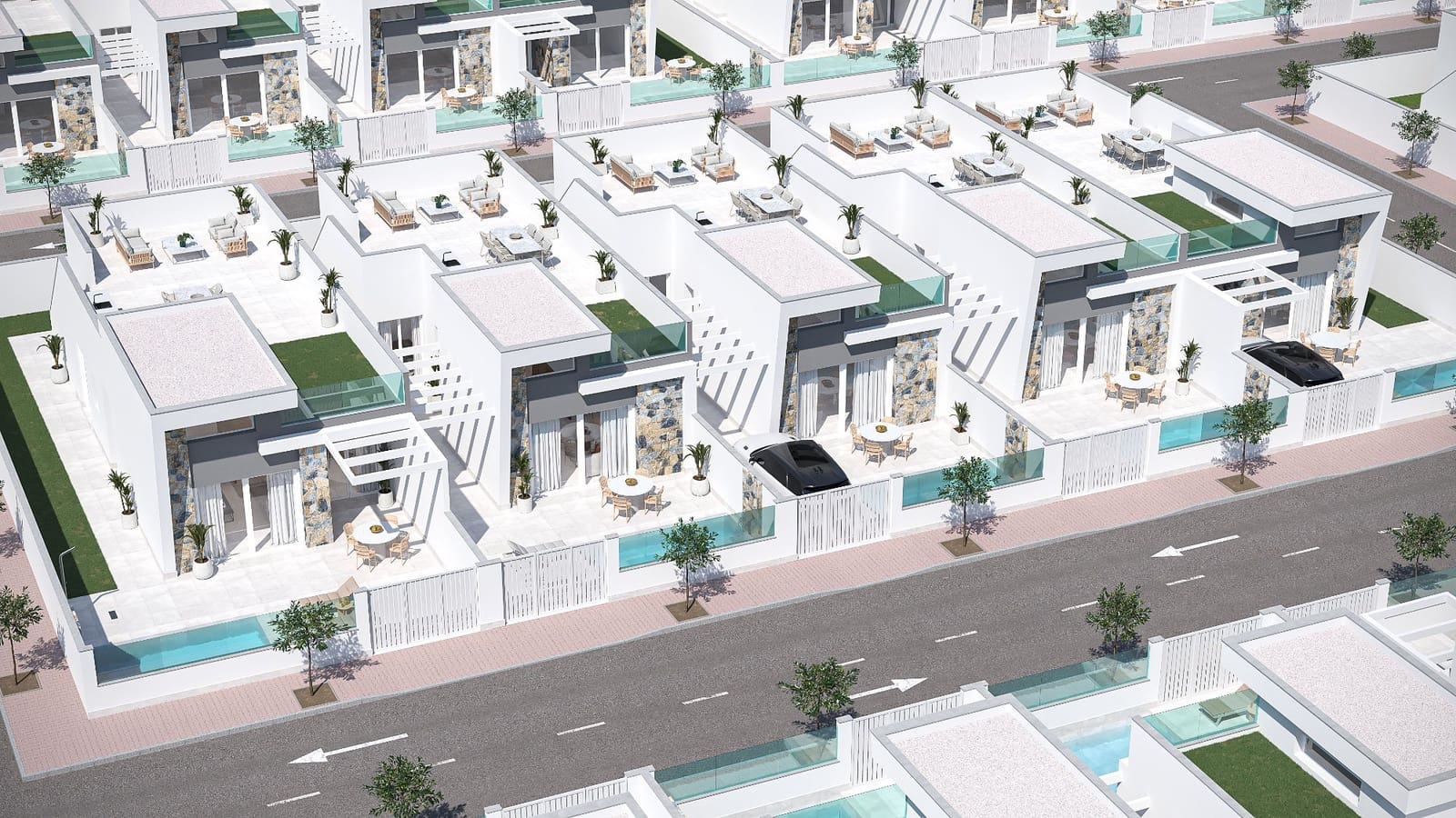 Chalet de 3 habitaciones en Los Alcázares en venta con piscina garaje - 429.000 € (Ref: 8723172)