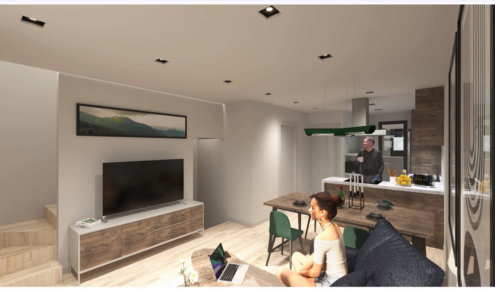 3 quarto Casa em Banda para venda em Dolores com piscina garagem - 259 000 € (Ref: 8863425)