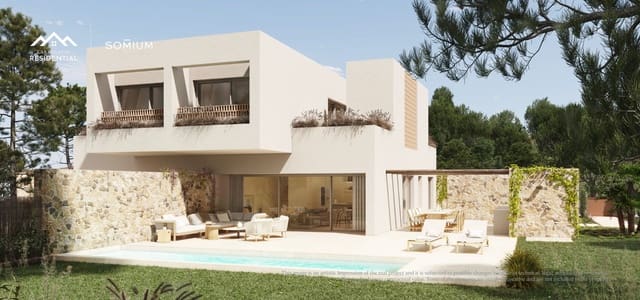 Chalet de 3 habitaciones en Campoamor, Orihuela en venta con piscina garaje - 755.000 € (Ref: 9004095)