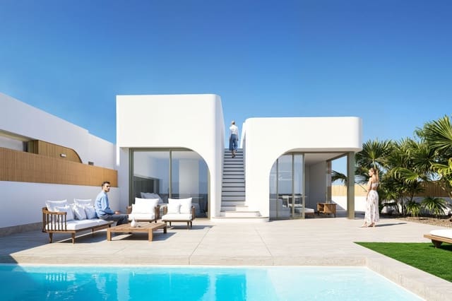 3 chambre Villa/Maison à vendre à Las Lomas de Rame - Bahía Bella, Los Alcázares avec piscine garage - 589 900 € (Ref: 9293797)