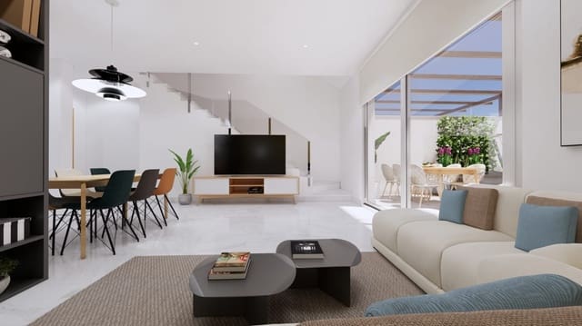 3 slaapkamer Villa te koop in Las Lomas de Rame - Bahía Bella, Los Alcázares met zwembad garage - € 357.000 (Ref: 9344010)