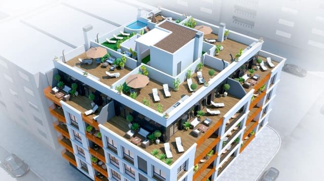 3 slaapkamer Appartement te koop in Parque de las Naciones, Torrevieja met zwembad - € 285.000 (Ref: 9374348)