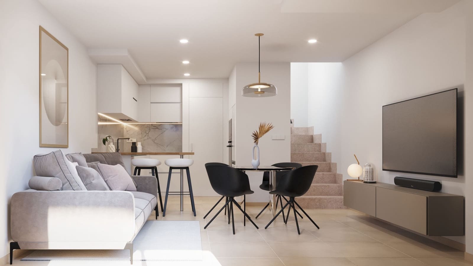 3 chambre Maison de Ville à vendre à Torre-Pacheco avec piscine garage - 219 900 € (Ref: 9802505)