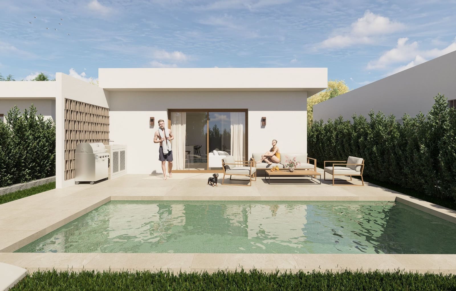 3 sovrum Villa till salu i Los Montesinos med pool garage - 475 000 € (Ref: 9808593)