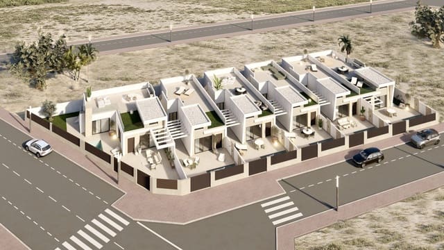 3 chambre Villa/Maison à vendre à Las Lomas de Rame - Bahía Bella, Los Alcázares avec piscine garage - 453 000 € (Ref: 9820888)