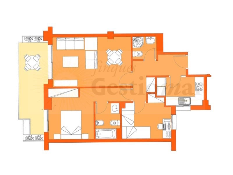 2 soveværelse Lejlighed til salg i Cambrils med garage - € 280.000 (Ref: 9648112)
