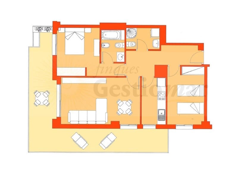 2 soveværelse Lejlighed til salg i Cambrils med garage - € 280.000 (Ref: 9648112)