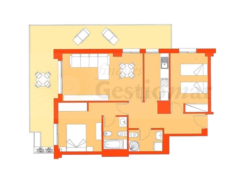 2 soveværelse Lejlighed til salg i Cambrils med garage - € 280.000 (Ref: 9648112)