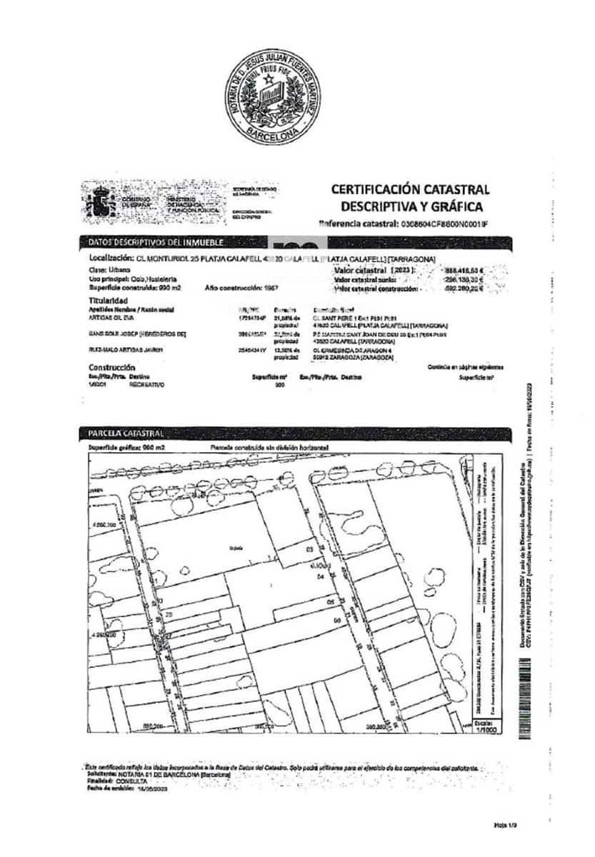 Comercial para venda em Calafell - 1 300 000 € (Ref: 10098675)