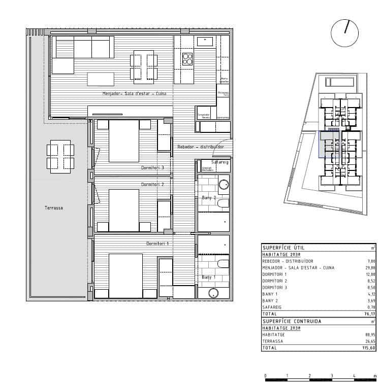 3 chambre Appartement à vendre à Cunit avec piscine garage - 325 420 € (Ref: 8888446)