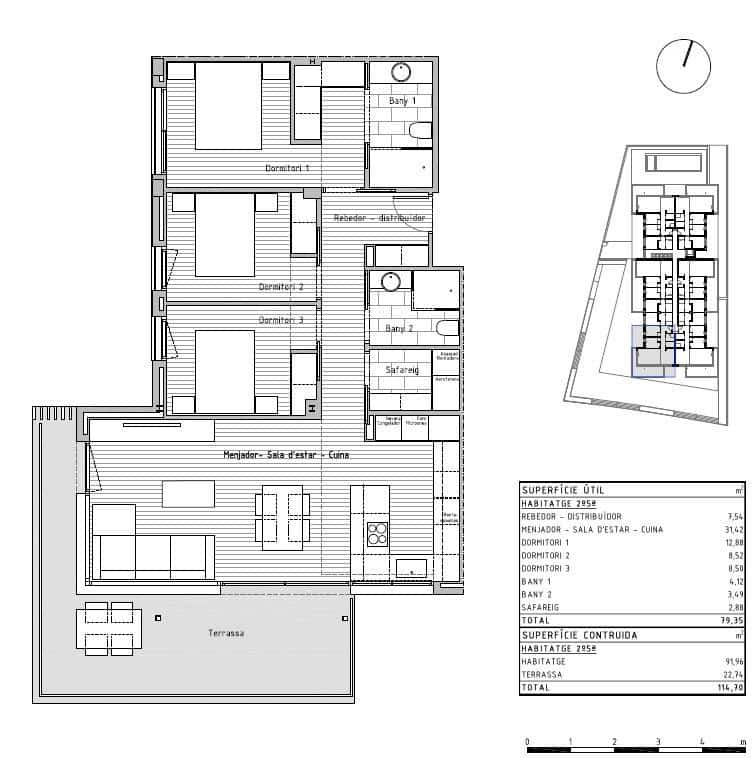 3 chambre Appartement à vendre à Cunit avec piscine garage - 325 420 € (Ref: 8888446)