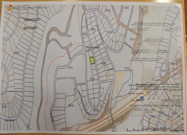Building Plot for sale in Segur de Calafell, Calafell - € 35,000 (Ref: 9330725)