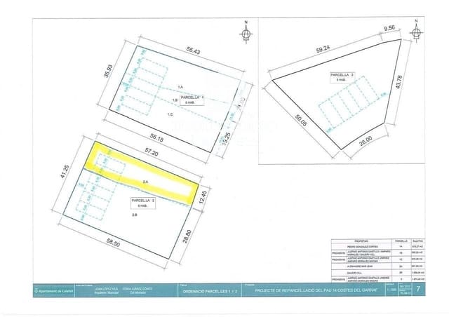 Byggetomt til salgs i Segur de Calafell, Calafell - € 64 000 (Ref: 9486936)
