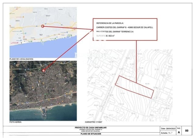 Byggetomt til salgs i Segur de Calafell, Calafell - € 64 000 (Ref: 9486936)