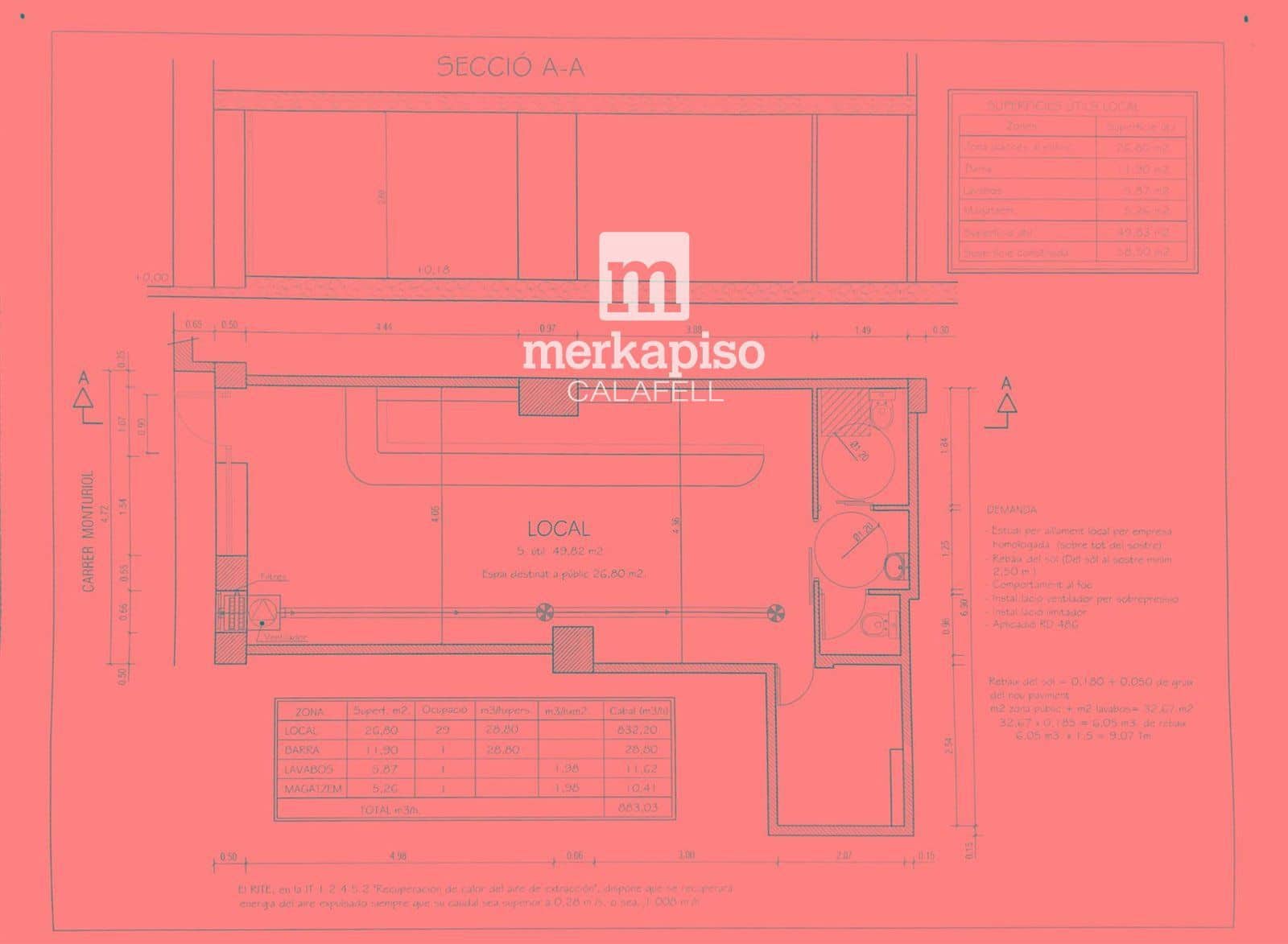 Kommersiell till salu i Calafell - 129 000 € (Ref: 9506694)