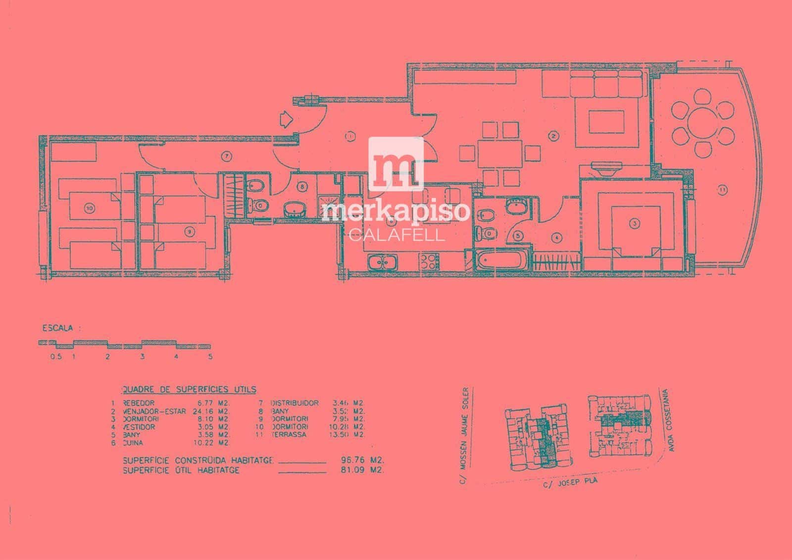 3 camera da letto Attico in vendita in Calafell con piscina garage - 369.000 € (Rif: 9506696)