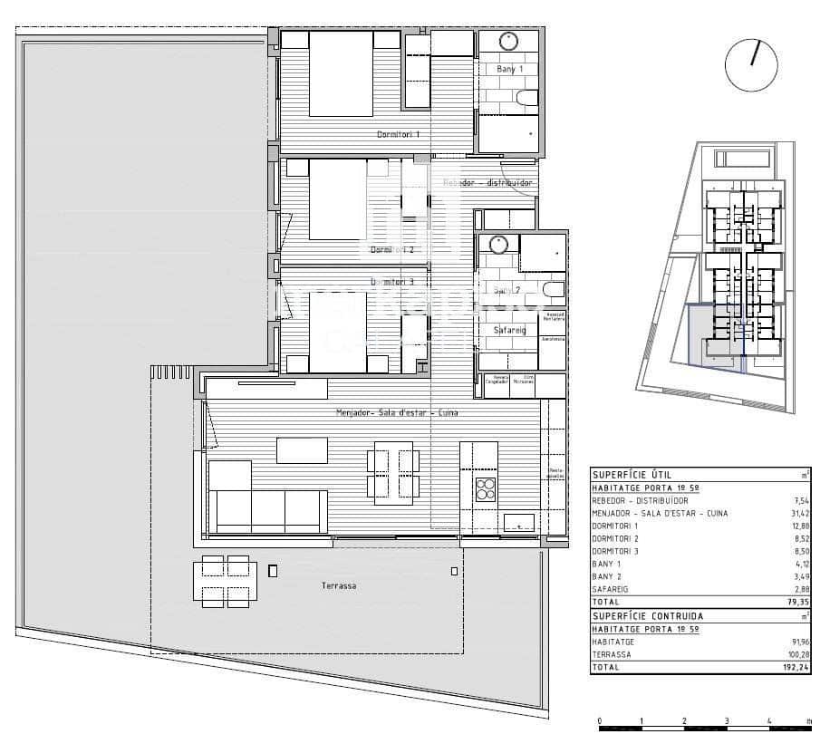 3 bedroom Flat for sale in Cunit with pool - € 431,880 (Ref: 9506714)