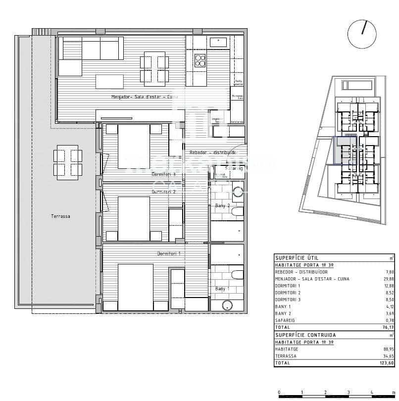 3 bedroom Flat for sale in Cunit with pool - € 332,840 (Ref: 9506715)