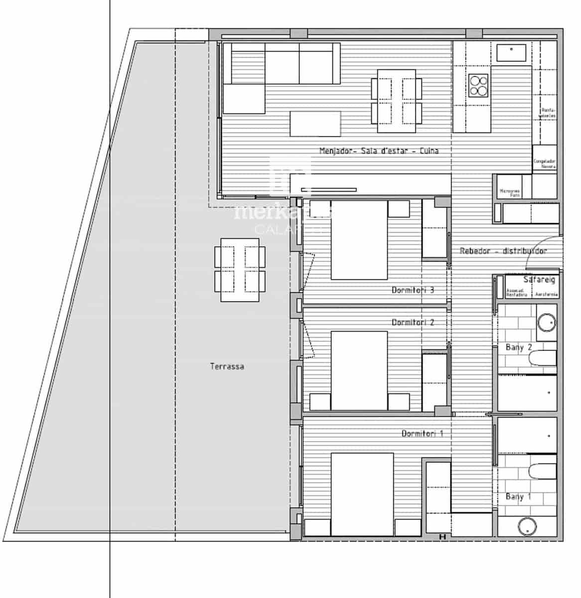 3 makuuhuone Asunto myytävänä paikassa Cunit mukana uima-altaan - 346 840 € (Ref: 9506715)