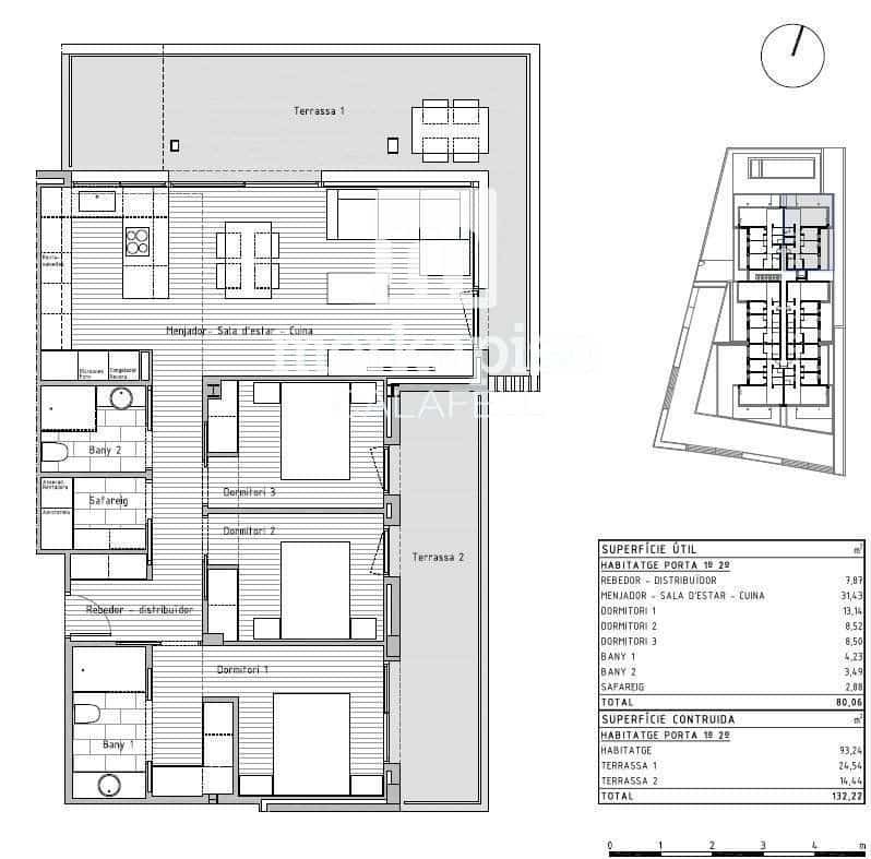 3 bedroom Flat for sale in Cunit with pool - € 345,009 (Ref: 9506716)