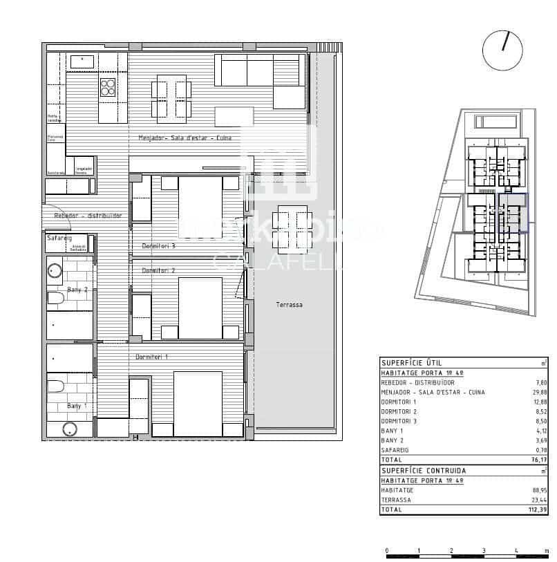 3 bedroom Flat for sale in Cunit with pool - € 325,420 (Ref: 9506719)