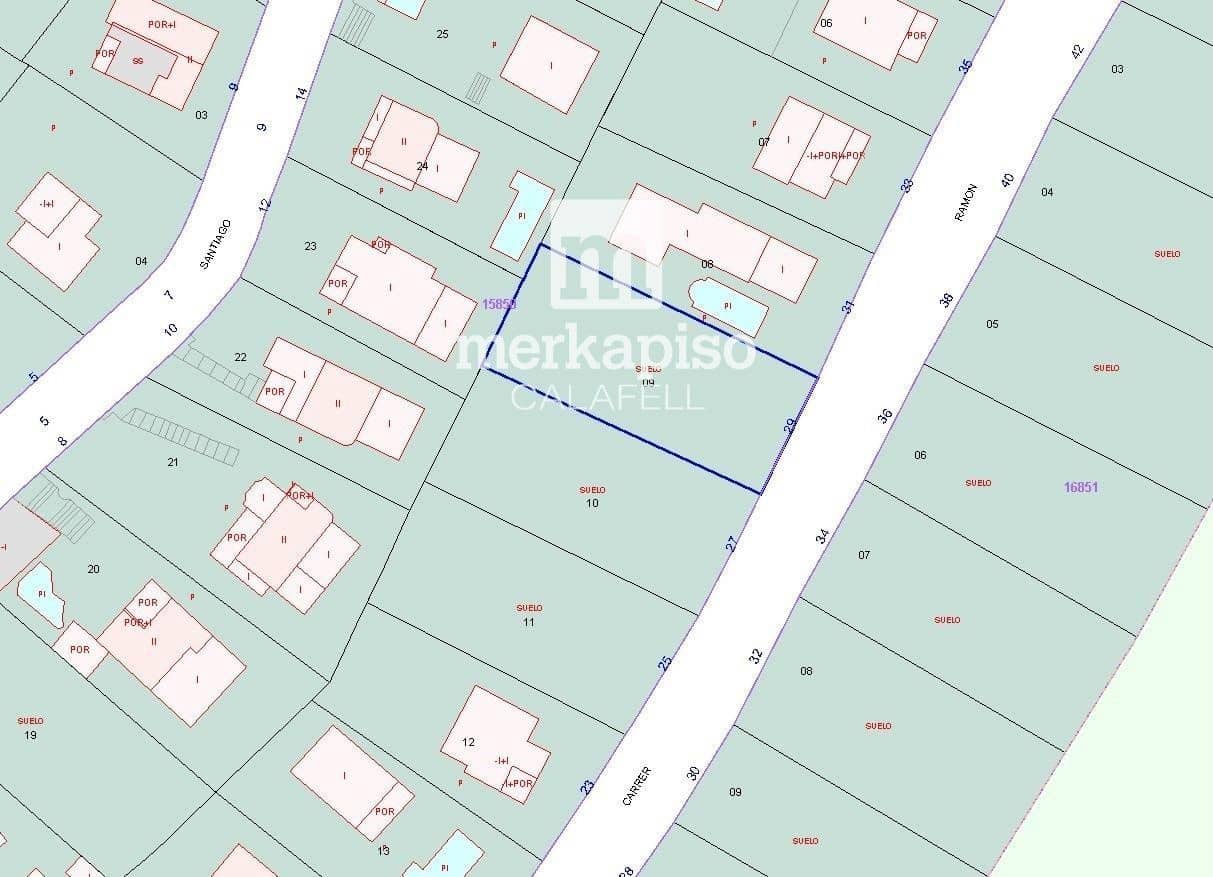 Tontti myytävänä paikassa La Bisbal del Penedes - 44 000 € (Ref: 9523448)