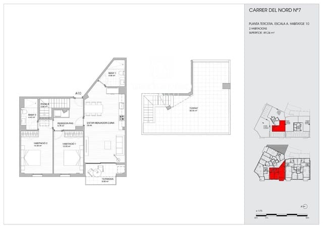 2 bedroom Flat for sale in Torredembarra - € 280,000 (Ref: 9535019)