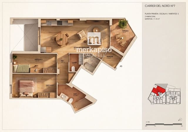 2 bedroom Flat for sale in Torredembarra - € 245,000 (Ref: 9535020)