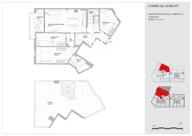 3 quarto Apartamento para venda em Torredembarra - 320 000 € (Ref: 9535021)