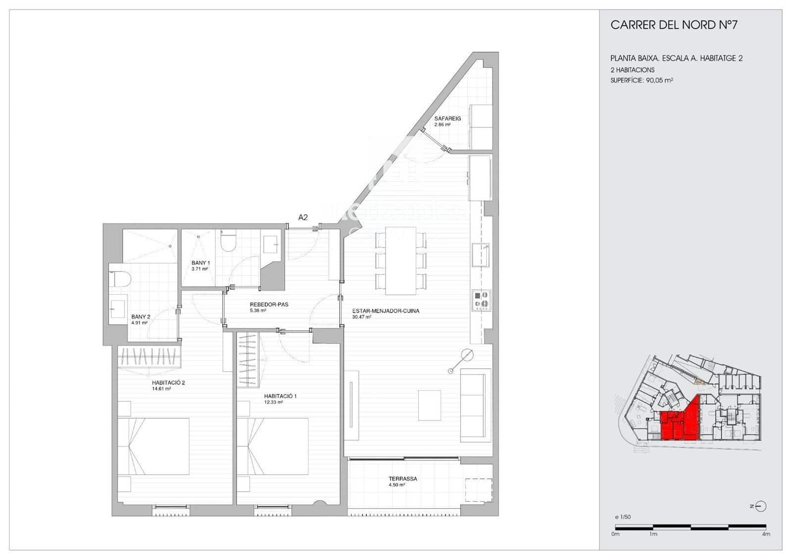 2 bedroom Flat for sale in Torredembarra - € 245,000 (Ref: 9535022)