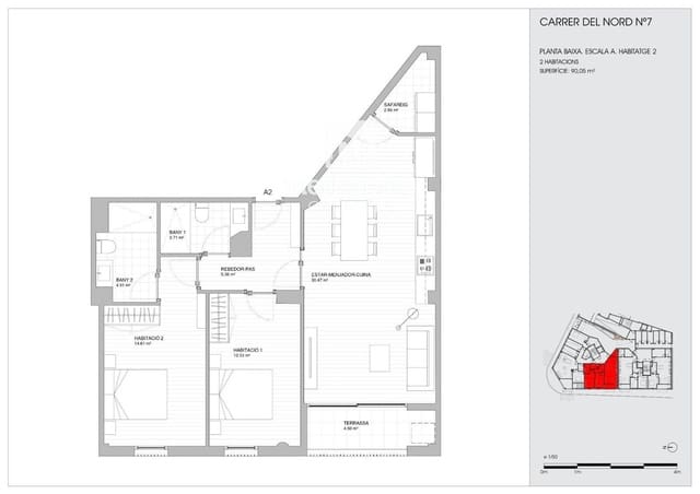 2 bedroom Flat for sale in Torredembarra - € 245,000 (Ref: 9535022)