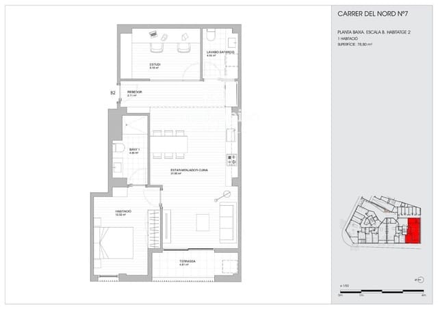 1 quarto Apartamento para venda em Torredembarra com garagem - 190 000 € (Ref: 9571983)