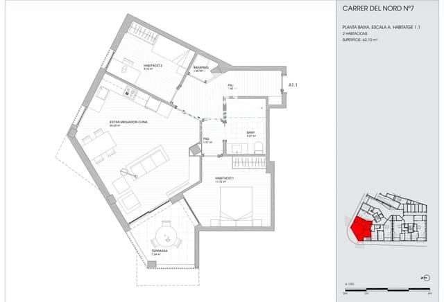 2 soveværelse Lejlighed til salg i Torredembarra - € 195.000 (Ref: 9626618)