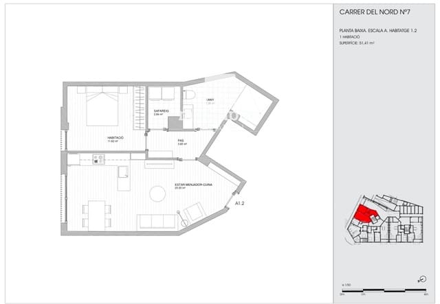 1 soveværelse Lejlighed til salg i Torredembarra - € 170.000 (Ref: 9626619)