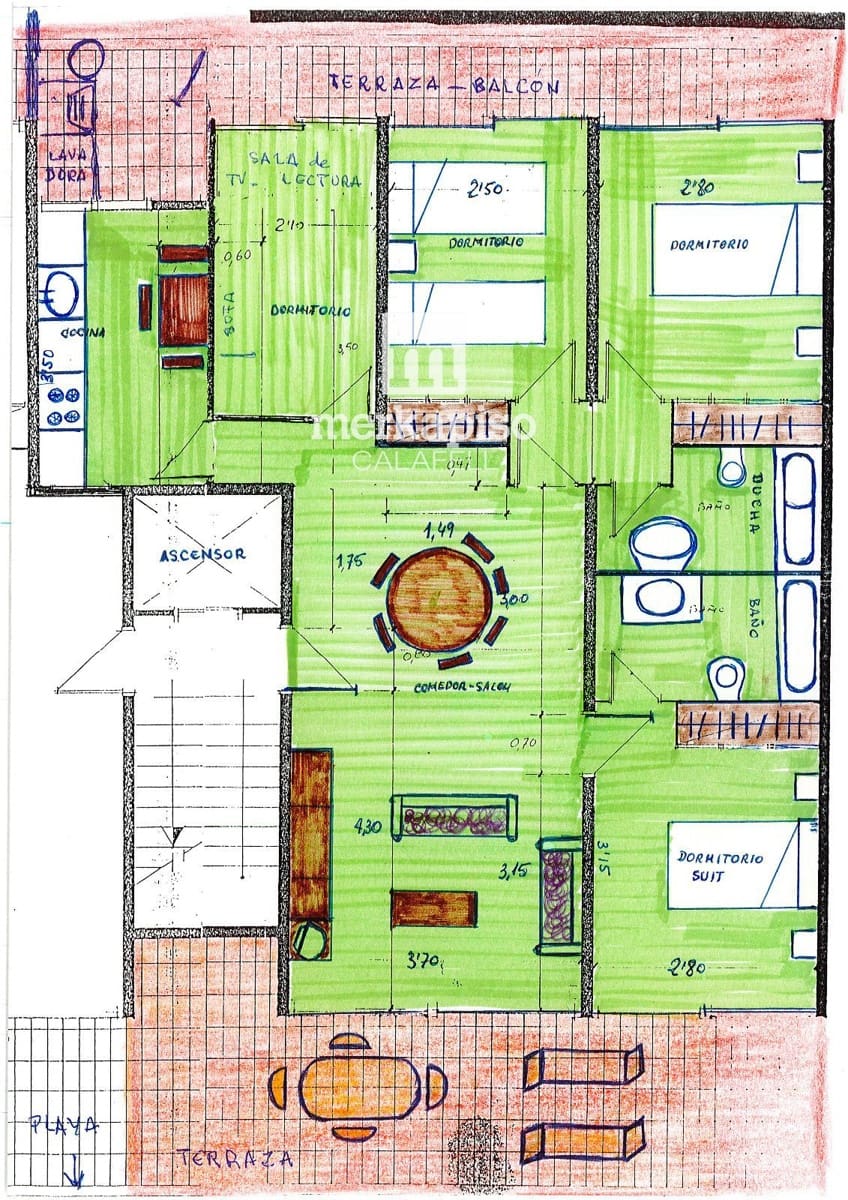 4 makuuhuone Asunto myytävänä paikassa Calafell - 329 000 € (Ref: 9626625)