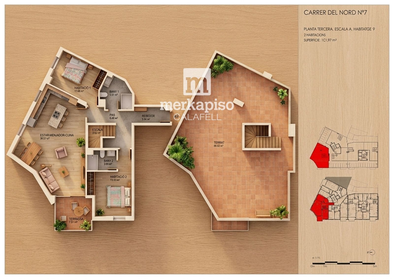 2 bedroom Flat for sale in Torredembarra - € 290,000 (Ref: 9723540)