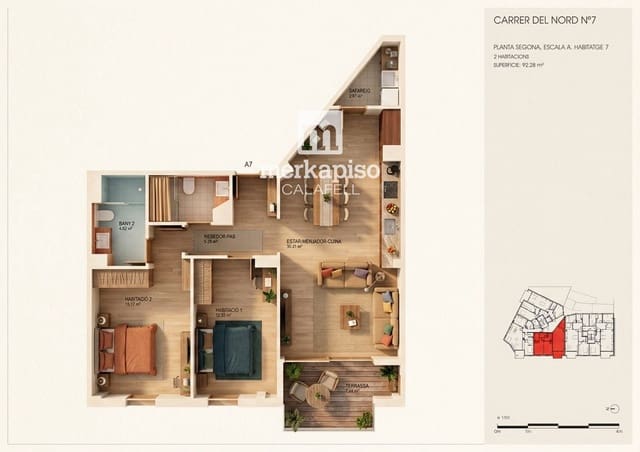 2 bedroom Flat for sale in Torredembarra - € 250,000 (Ref: 9723542)