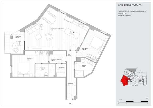 2 sypialnia Mieszkanie na sprzedaż w Torredembarra - 250 000 € (Ref: 9723543)