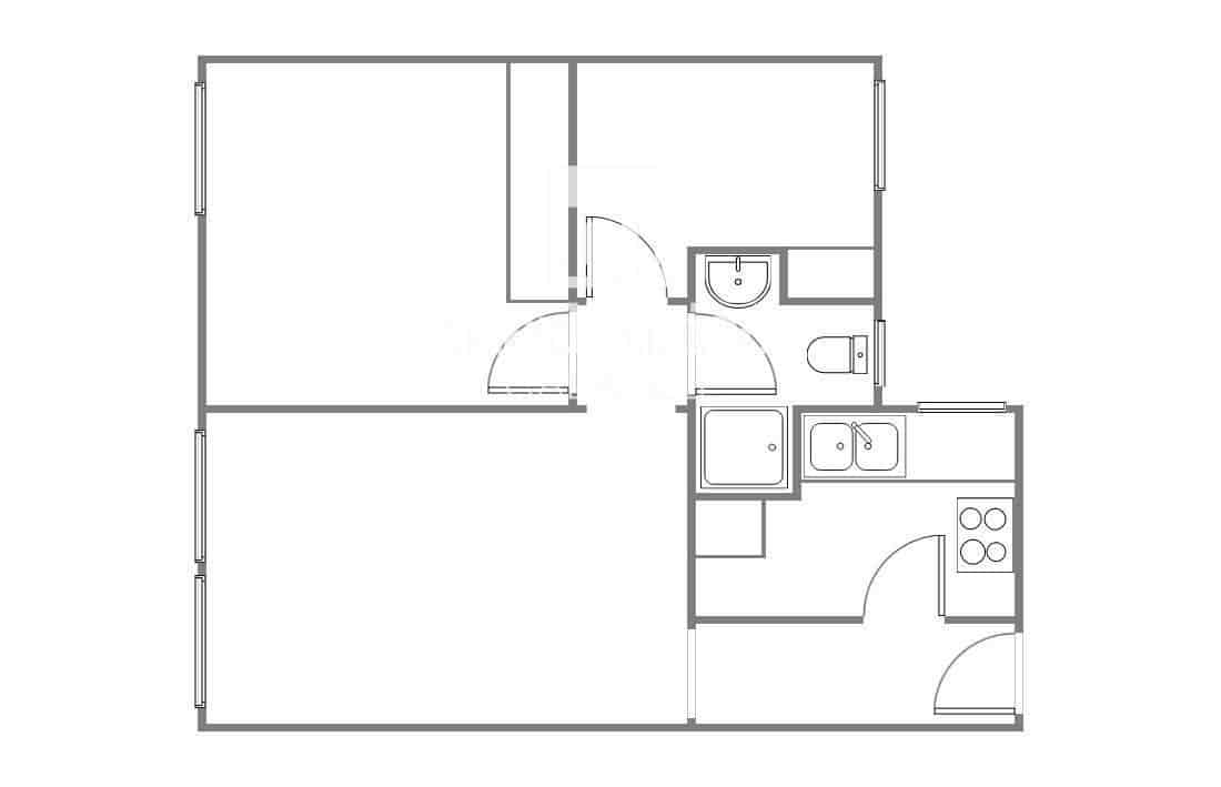Piso de 2 habitaciones en Segur de Calafell en venta - 132.500 € (Ref: 9727429)