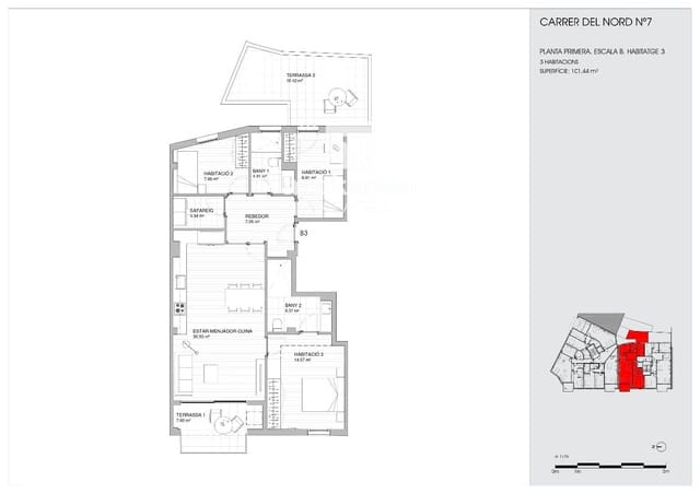 3 bedroom Flat for sale in Torredembarra - € 290,000 (Ref: 9883699)