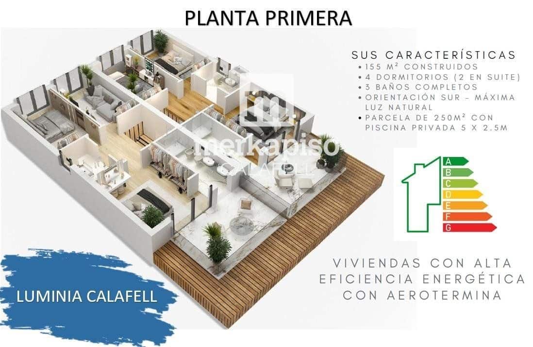 4 bedroom Townhouse for sale in Segur de Calafell with pool - € 490,000 (Ref: 9965728)