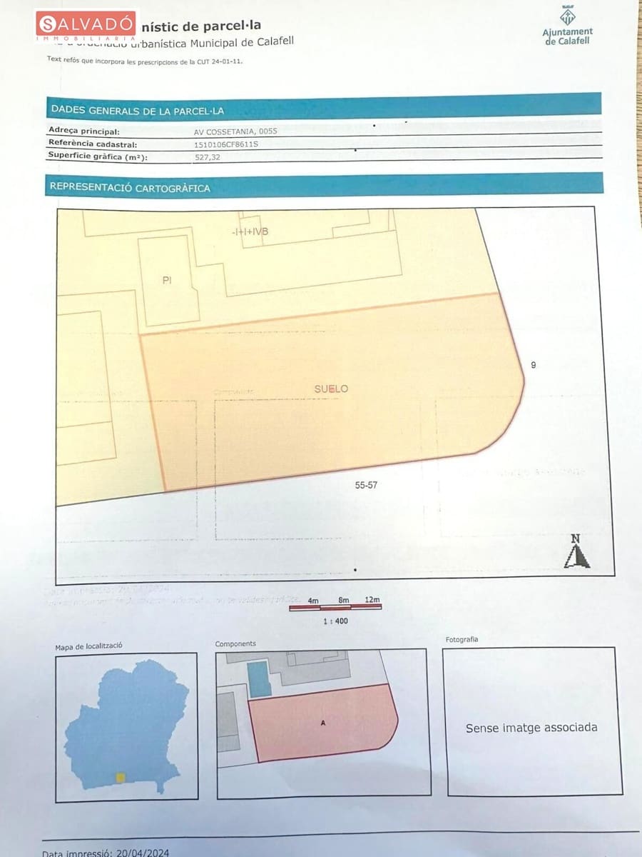 Byggetomt til salgs i Calafell - € 600 000 (Ref: 9177722)